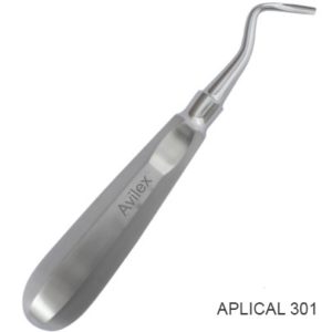 Aplical Elevators are used to loosen the tooth from the periodontal socket, separate the periodontal ligament from the tooth and help expand the socket for easier extraction. Root elevators are instruments designed to loosen or remove dental roots, root fragments or teeth.