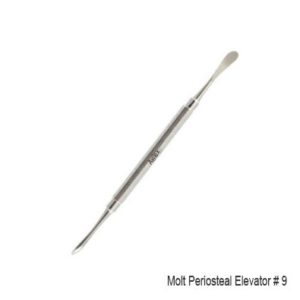 Periosteal Elevators are designed for reflecting and retracting the mucoperiosteum after incisions of the gingival tissue