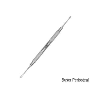 For reflecting and retracting the mucoperiosteum. Periosteal, with round and pointed blades.